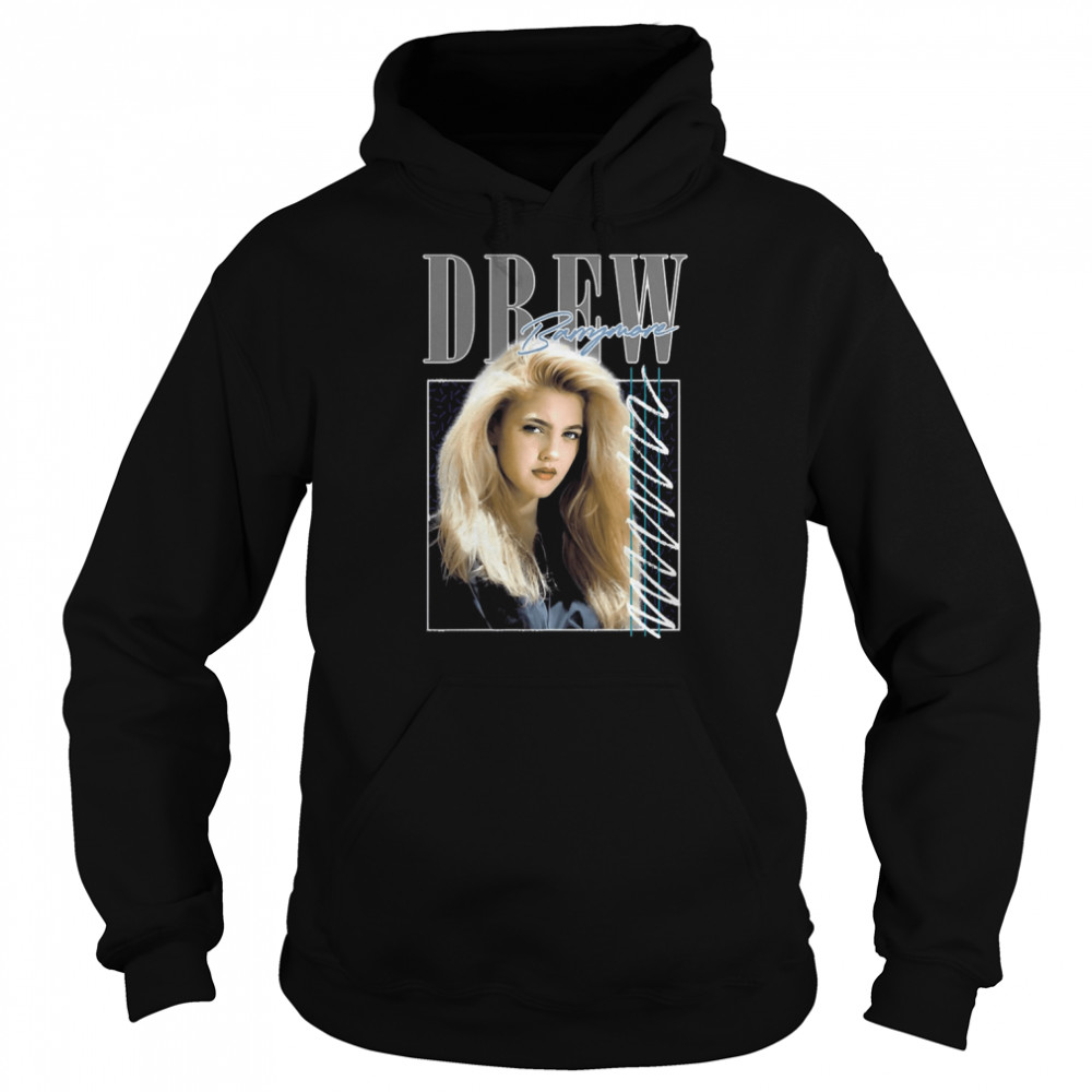 Actress Drew Barrymore Vintage shirt Unisex Hoodie