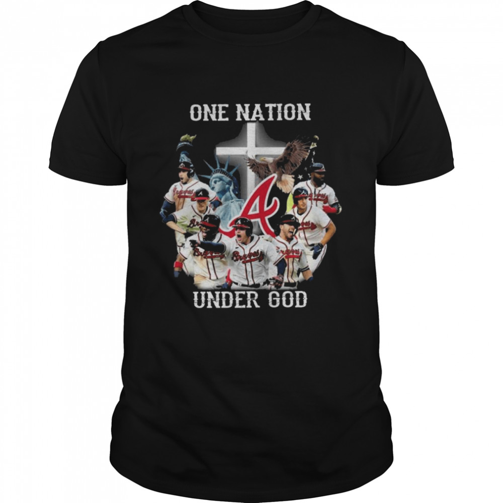 Atlanta Braves One Nation Under god 2022 shirt