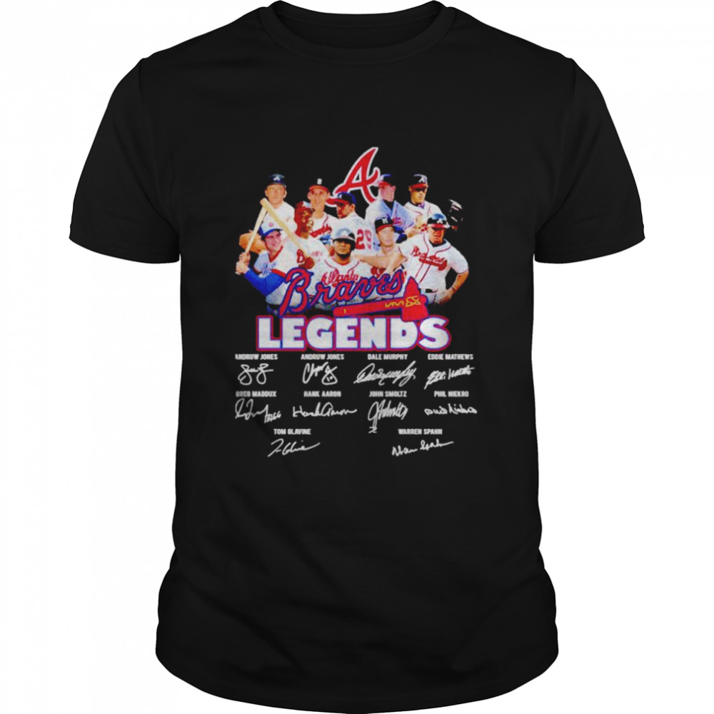 Atlanta Braves players legends signatures shirt Classic Men's T-shirt