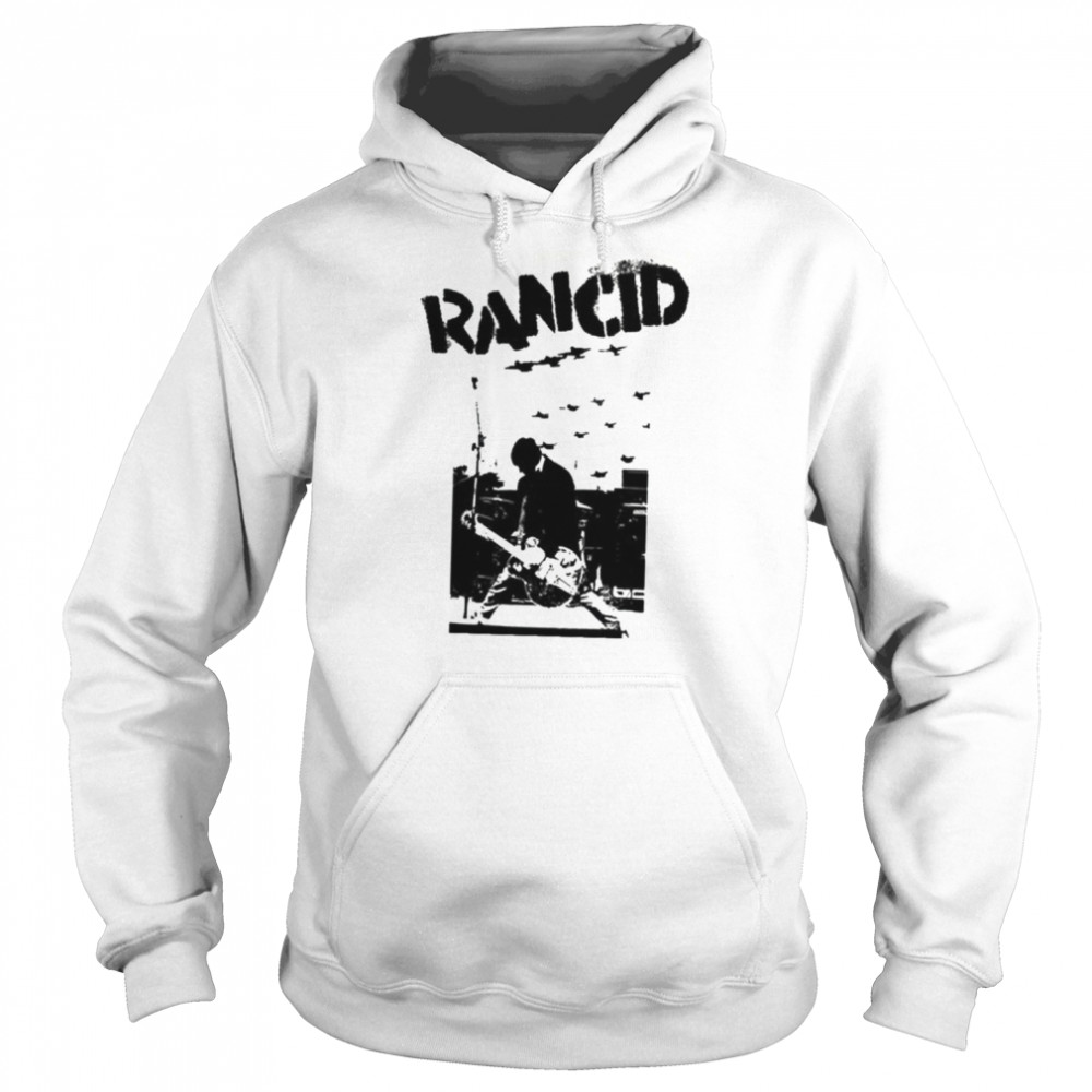 Black And White Art Rancid Band shirt Unisex Hoodie