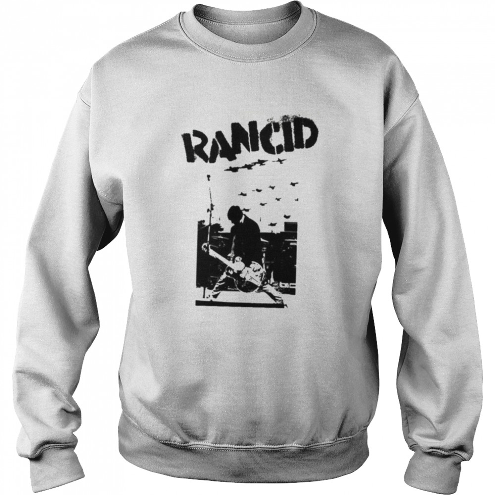 Black And White Art Rancid Band shirt Unisex Sweatshirt