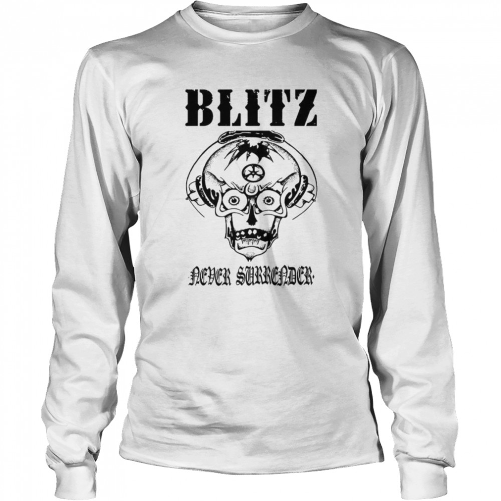 Blitz Never Surrender Retro shirt Long Sleeved T-shirt