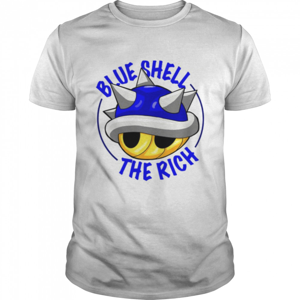 Blue Shell The Rich Mario Kart shirt