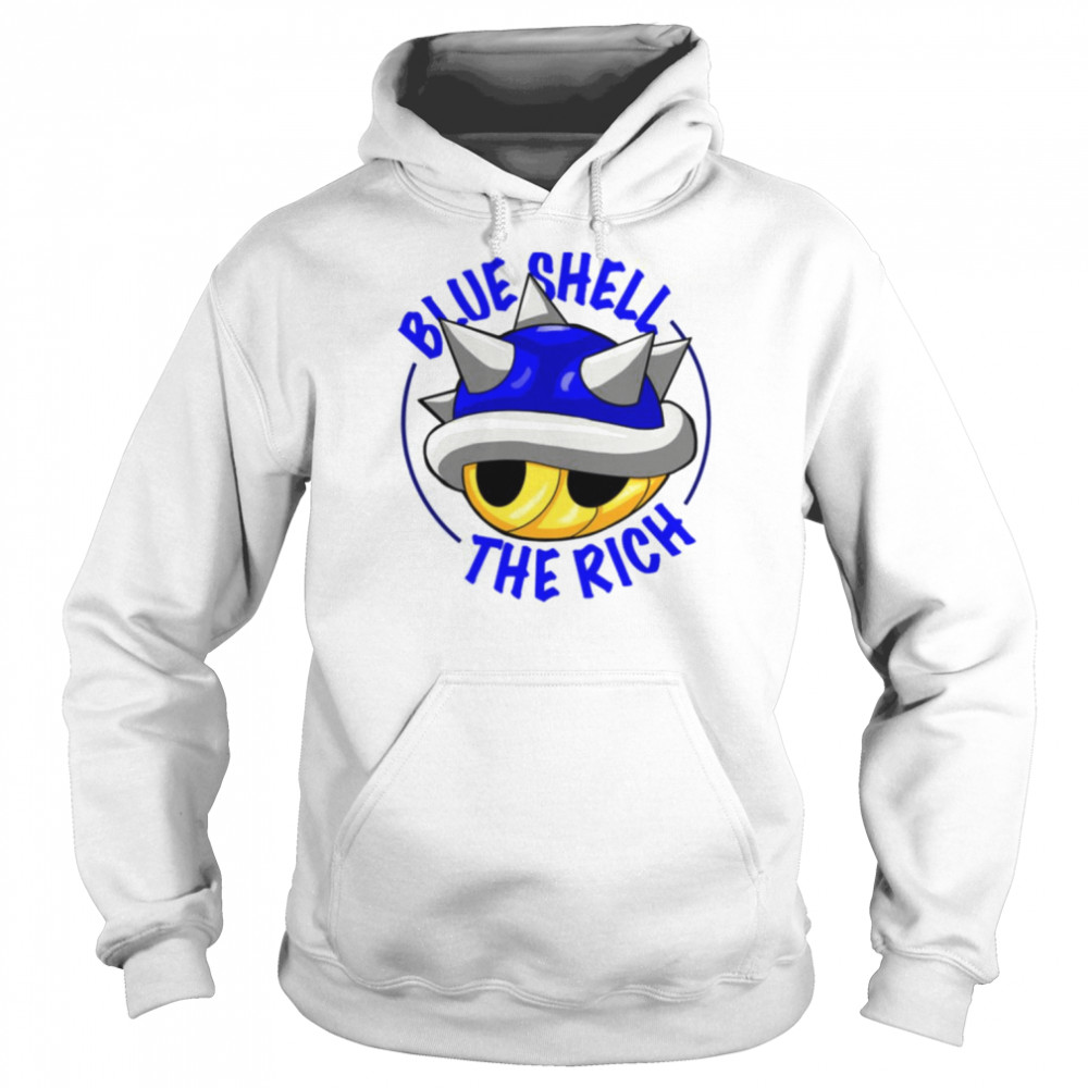 Blue Shell The Rich Mario Kart shirt Unisex Hoodie
