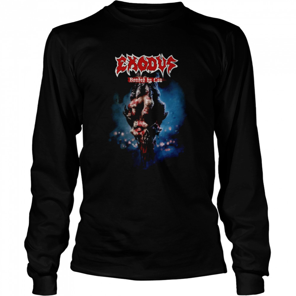 Bonded By Con Exodus Rock Band shirt Long Sleeved T-shirt