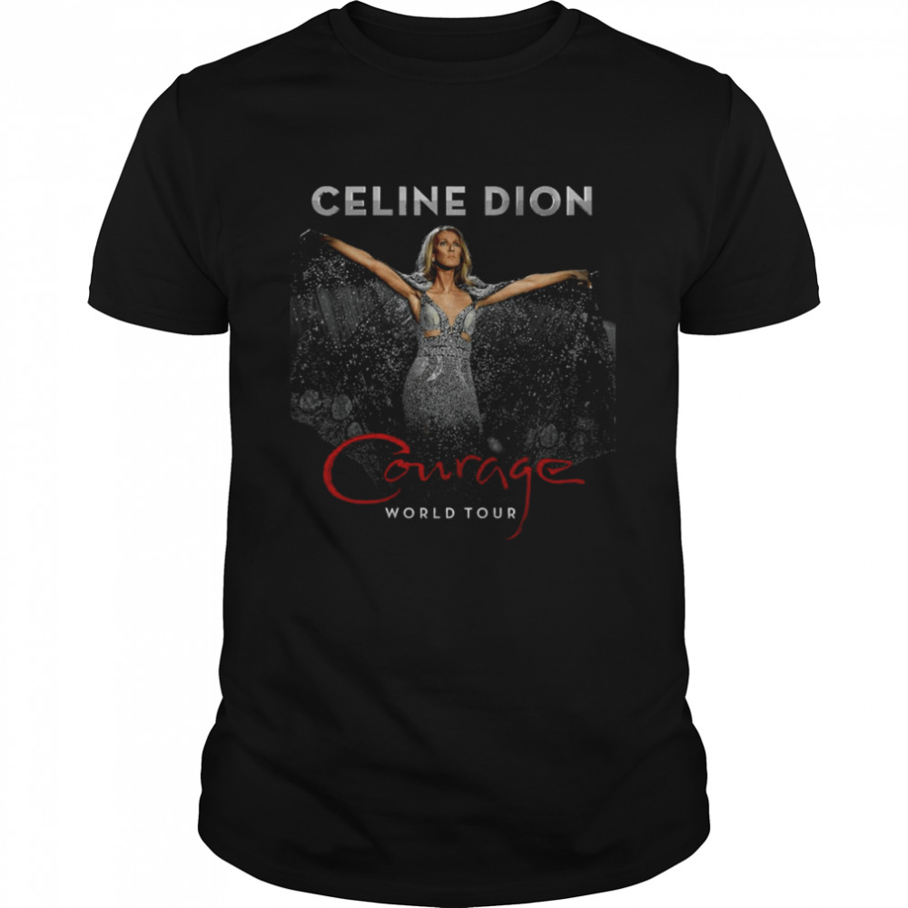 Celine Dion Courage World Tour shirt