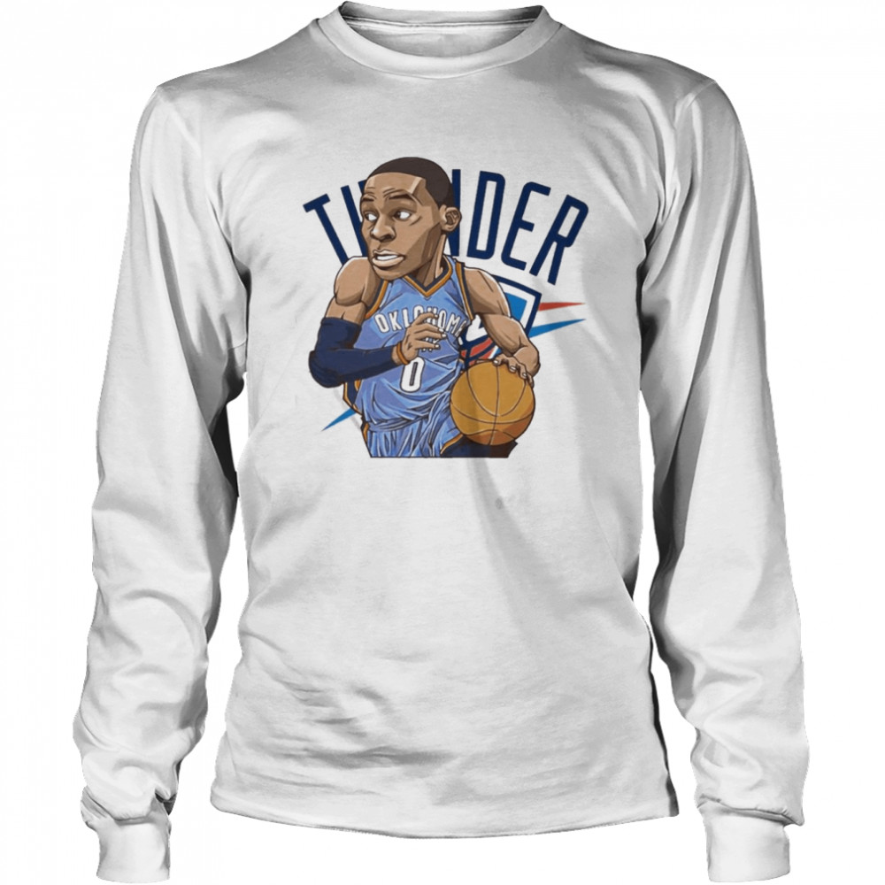 Chibi Russell Westbrook 0  Long Sleeved T-shirt