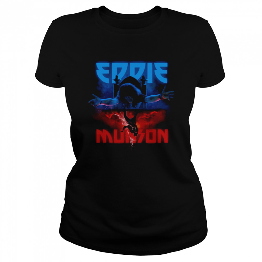 Eddie Quinn Eddie Munson Stranger Things Thunder shirt Classic Women's T-shirt