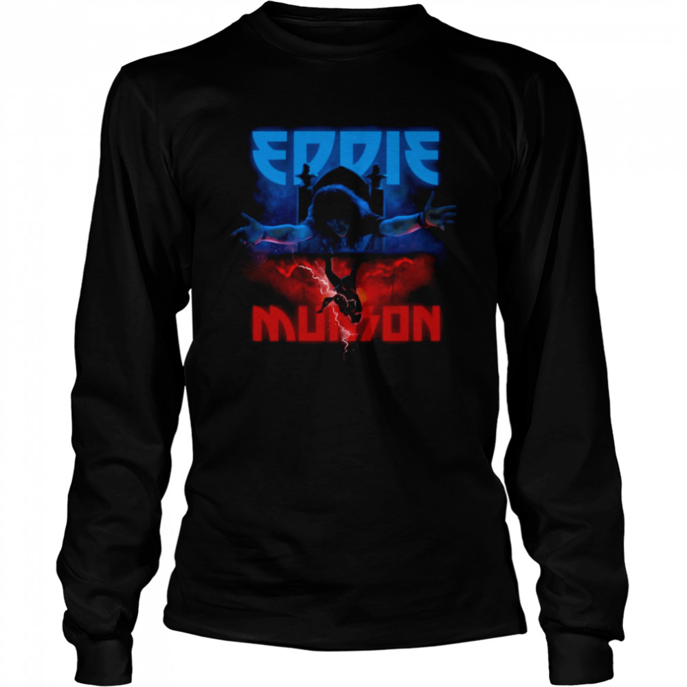 Eddie Quinn Eddie Munson Stranger Things Thunder shirt Long Sleeved T-shirt
