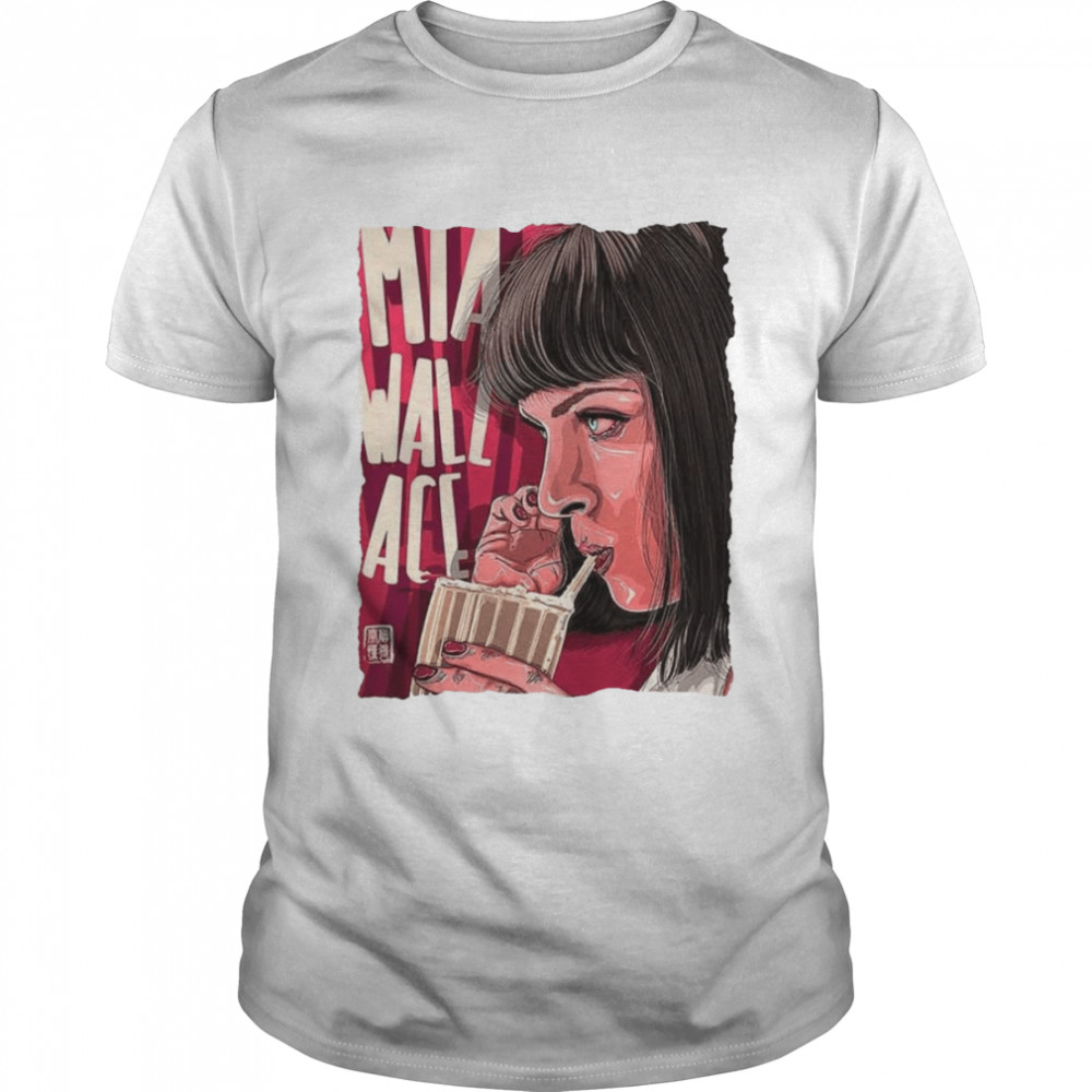 Mia Wallace Selfie Quentin Pulp Fiction Movie Film Retro Super shirt