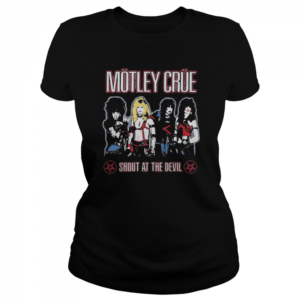 Motley Crue Shout At The Devil  Classic Women's T-shirt