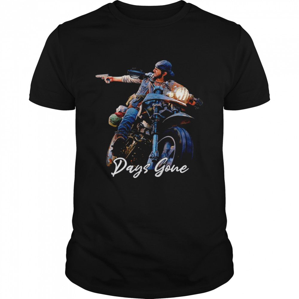 Motobike Days Gone Game Limited Series Design shirt