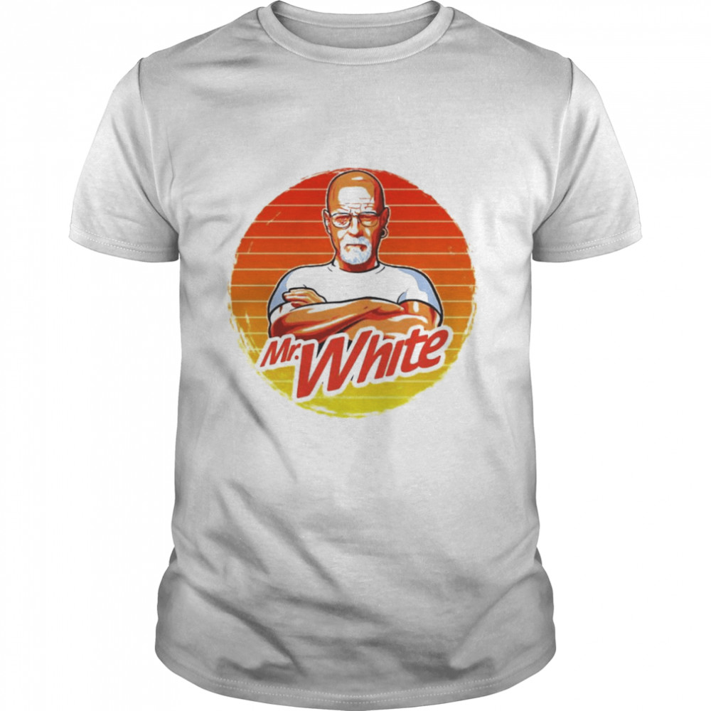 Mr White Bryan Cranston Retro Sunset shirt