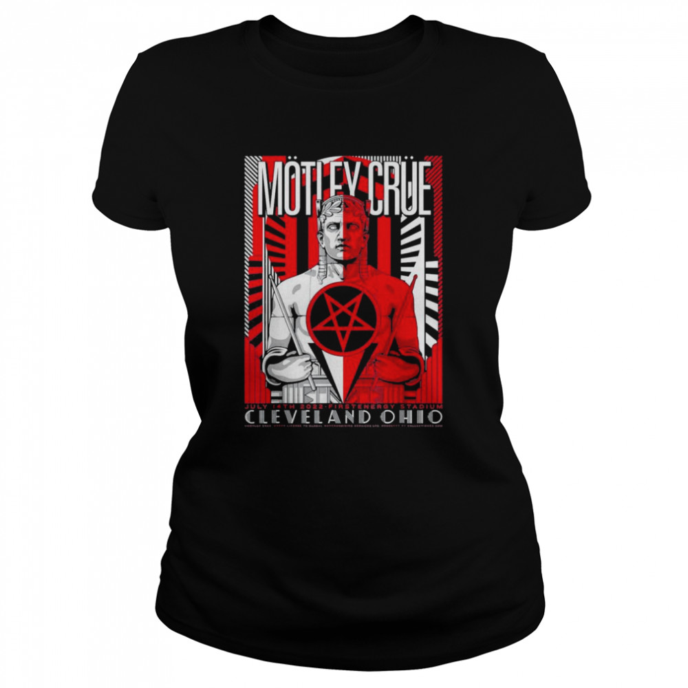 mötley Crüe – The Stadium Tour Cleveland Event T- Classic Women's T-shirt