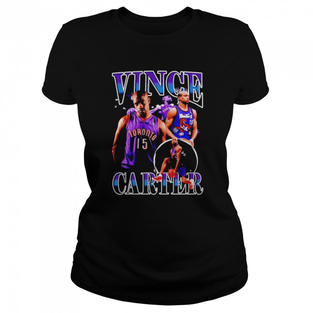 Vince Carter Toronto Raptors baseketball shirt Classic Women's T-shirt