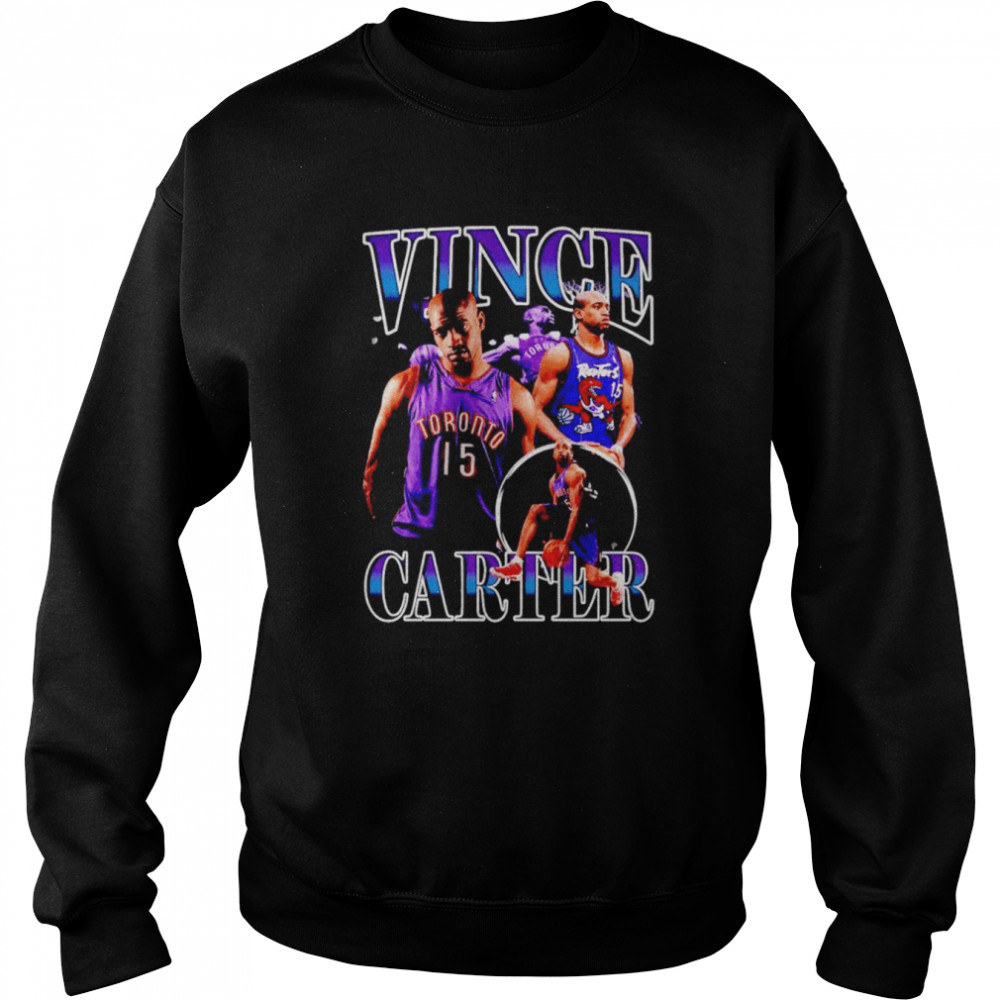 Vince Carter Toronto Raptors baseketball shirt Unisex Sweatshirt