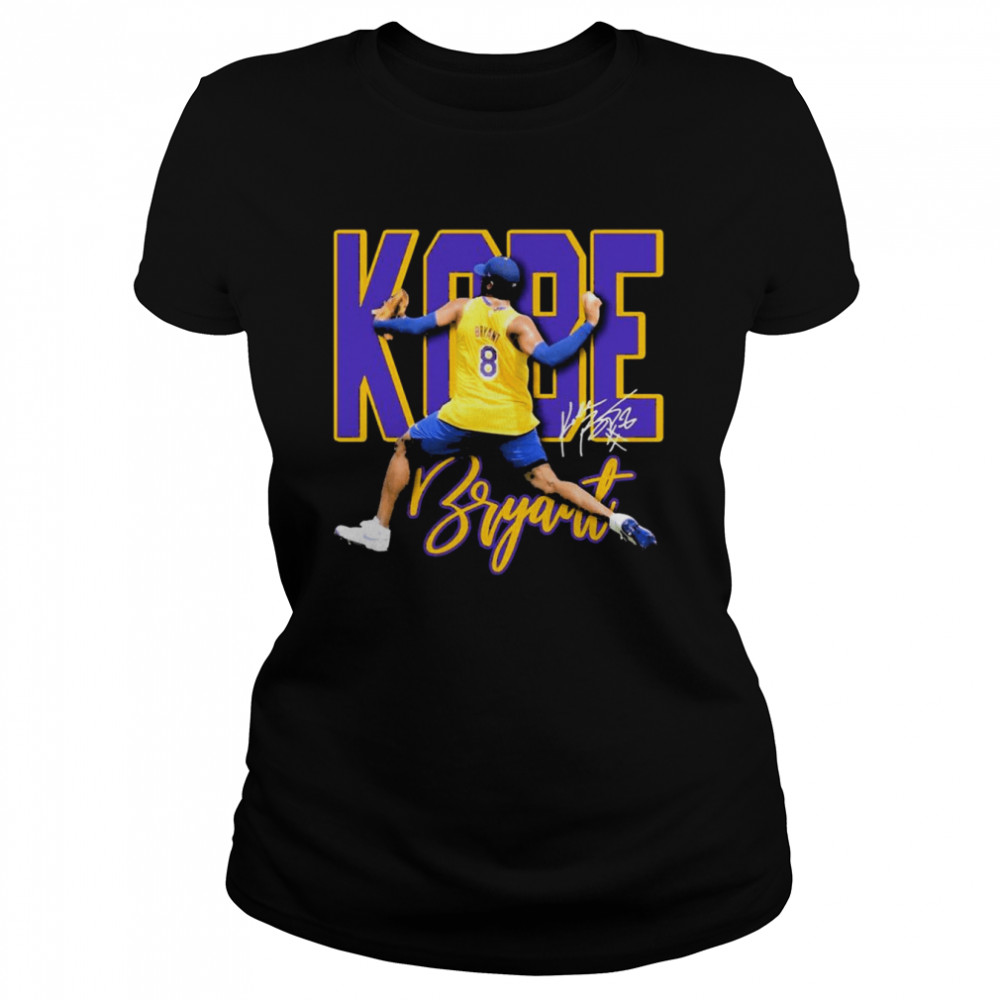 08 Kobe Bryant LA Dodgers Signature Classic Women's T-shirt