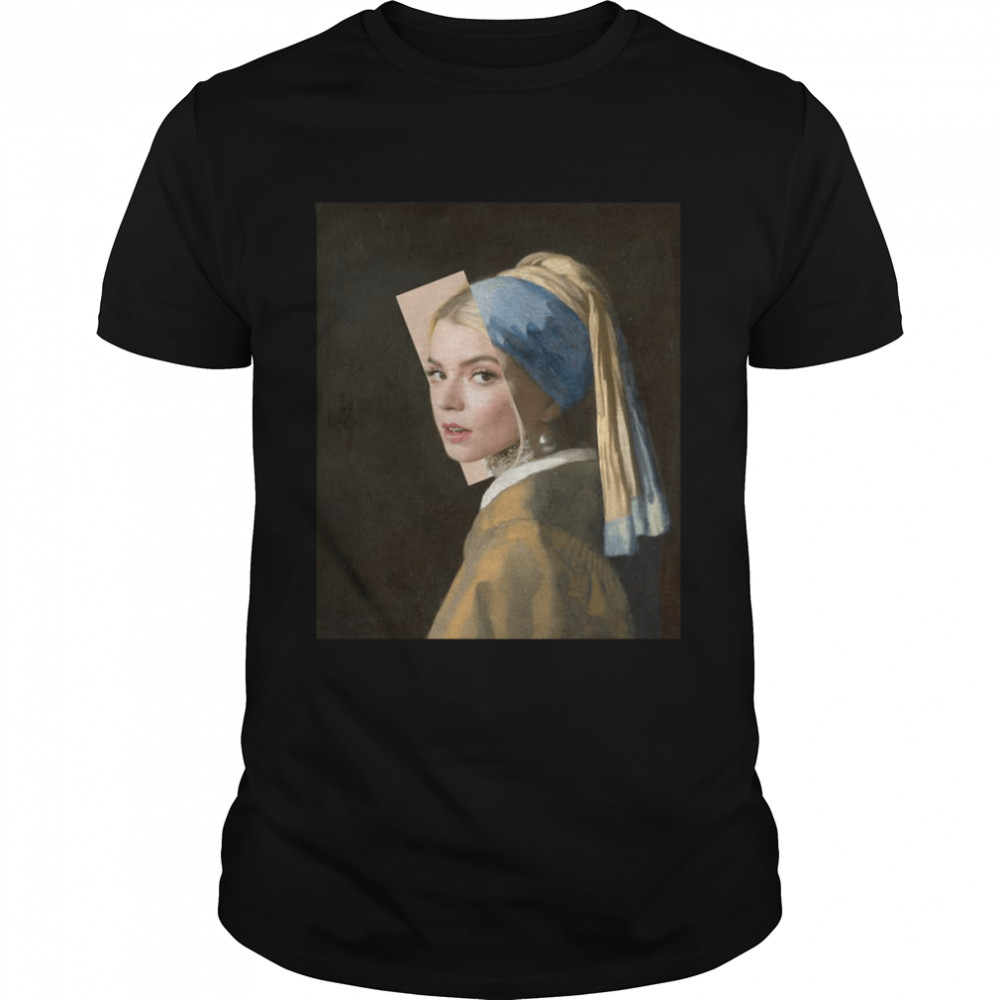 Anya Taylorjoy Girl With A Pearl Earring shirt Classic Men's T-shirt