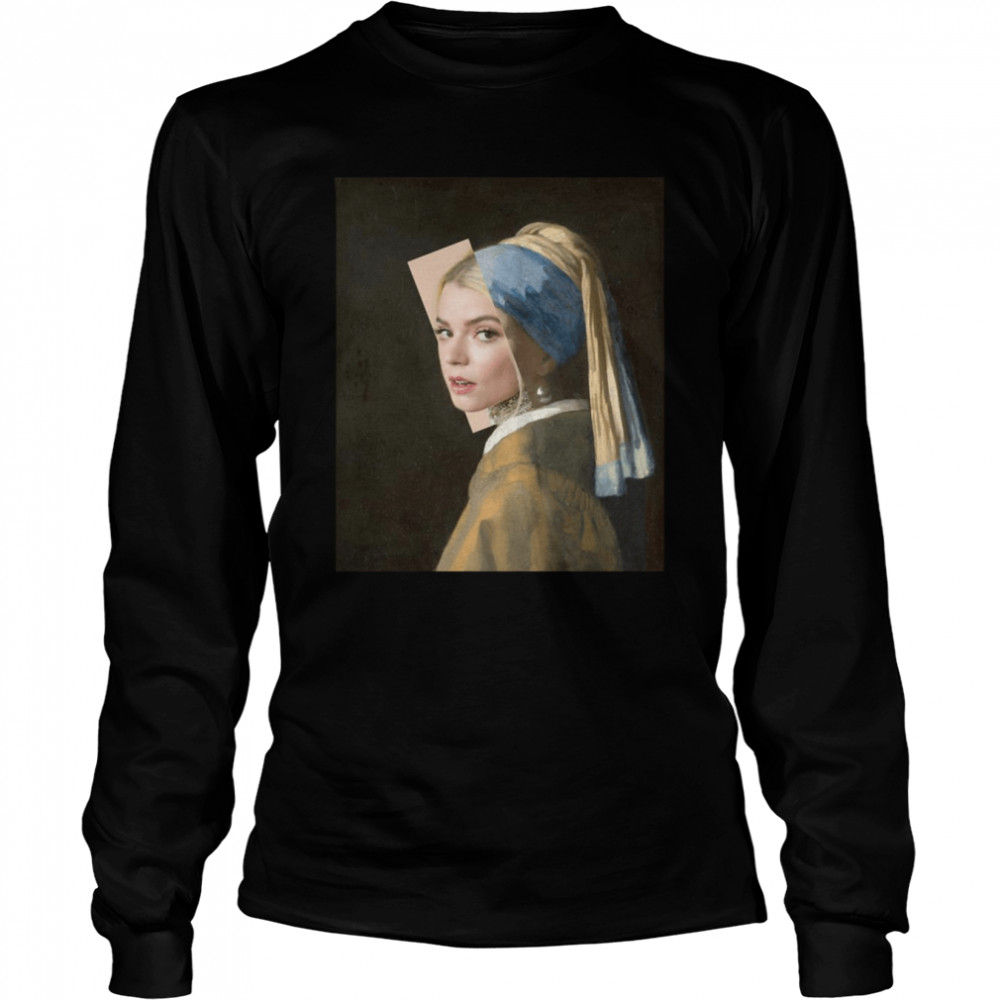 Anya Taylorjoy Girl With A Pearl Earring shirt Long Sleeved T-shirt