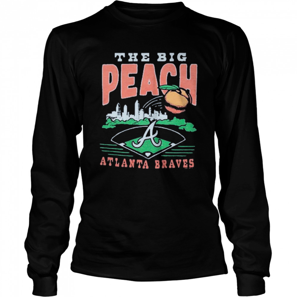 Atlanta Braves The Big Peach Long Sleeved T-shirt