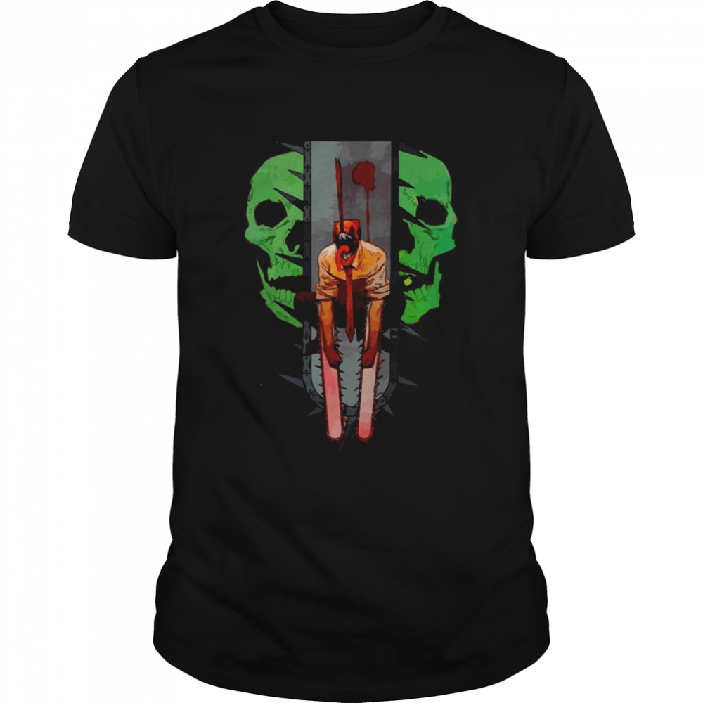 Bloody Chainsaw Man Manga Tatsuki Fujimoto shirt Classic Men's T-shirt