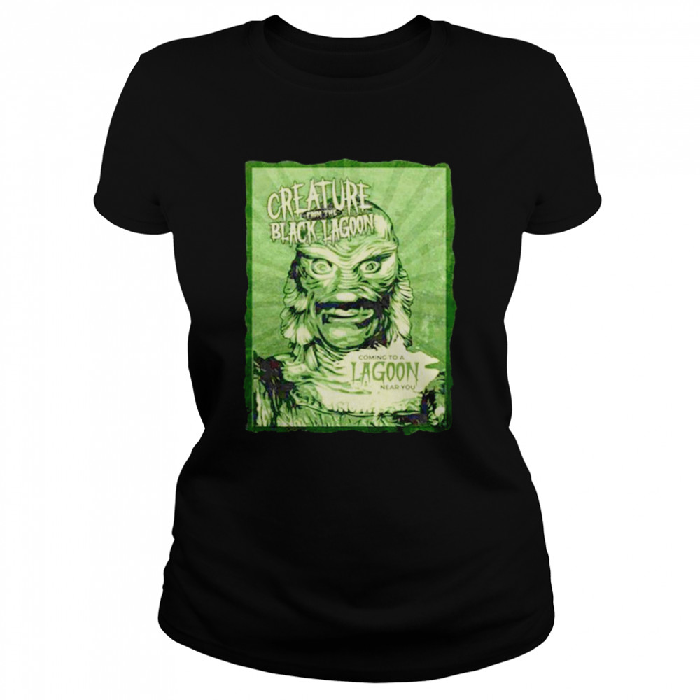 Creature from the Black Lagoon Horror Movie shirt Classic Women's T-shirt