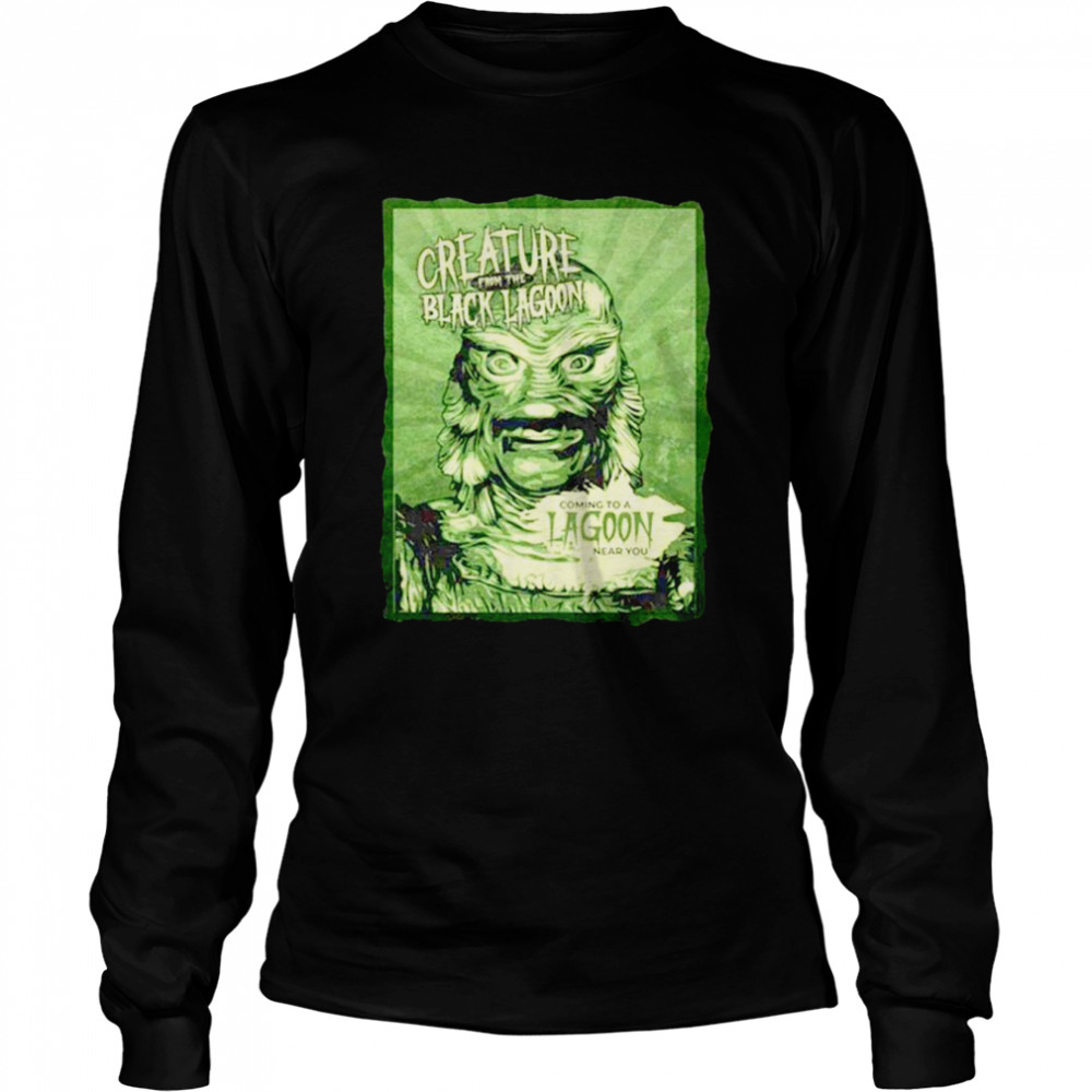 Creature from the Black Lagoon Horror Movie shirt Long Sleeved T-shirt