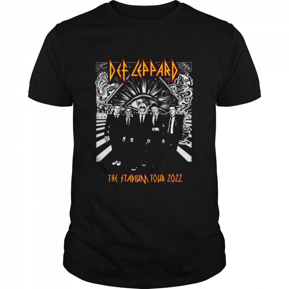 Def Leppard Stadium Tour 2022 Band Photo Tee shirt Classic Men's T-shirt