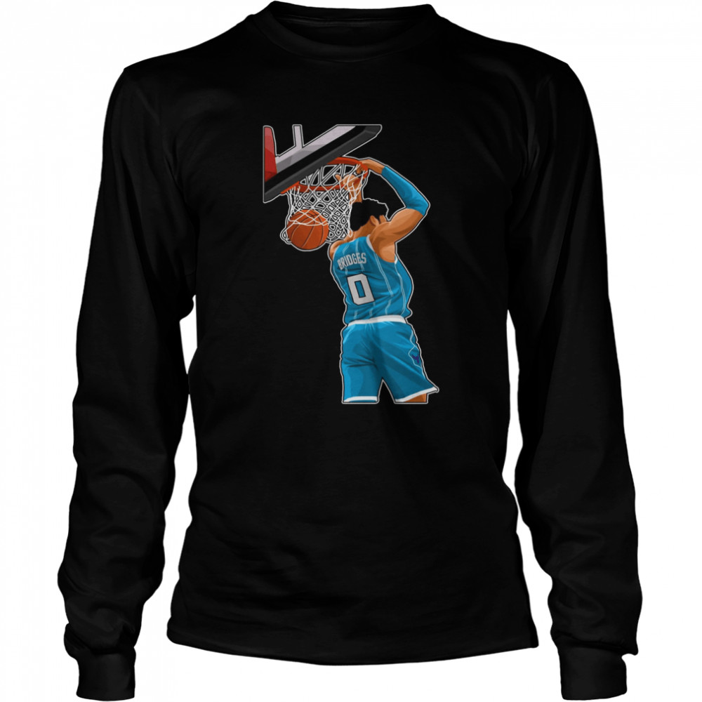 Dunk Back Miles Bridges 0 Basketball shirt Long Sleeved T-shirt