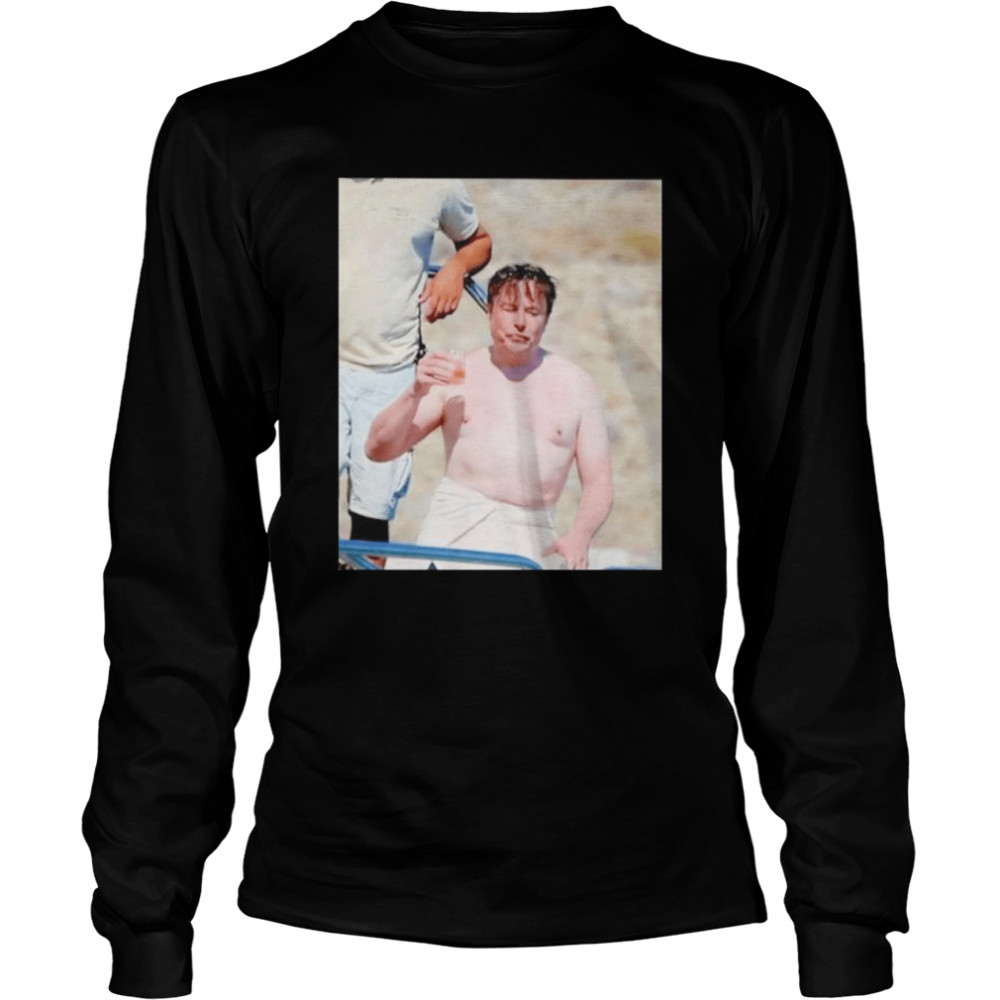 Elon Musk Without shirt Long Sleeved T-shirt