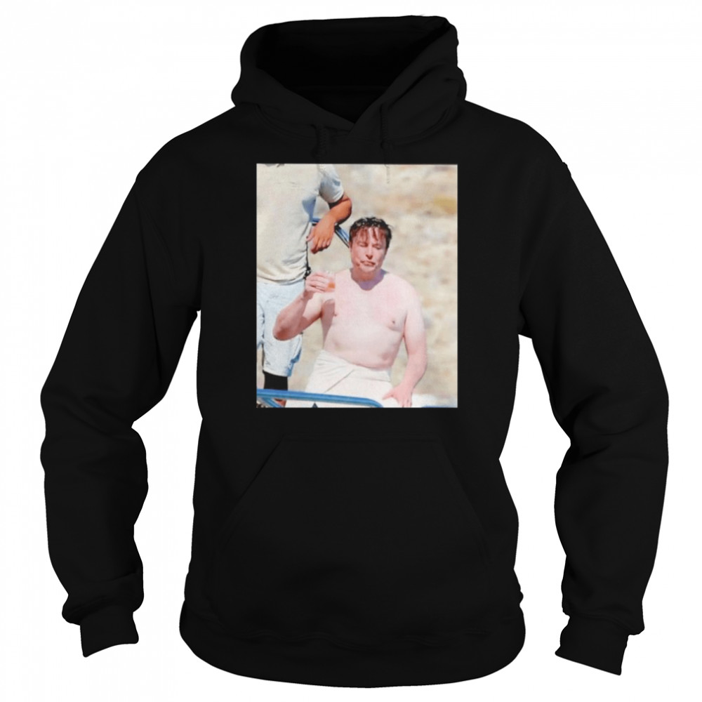 Elon Musk Without shirt Unisex Hoodie