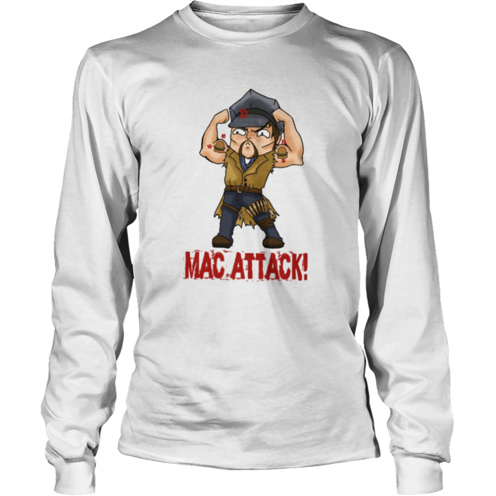 Mac Attack Rancid Band shirt Long Sleeved T-shirt