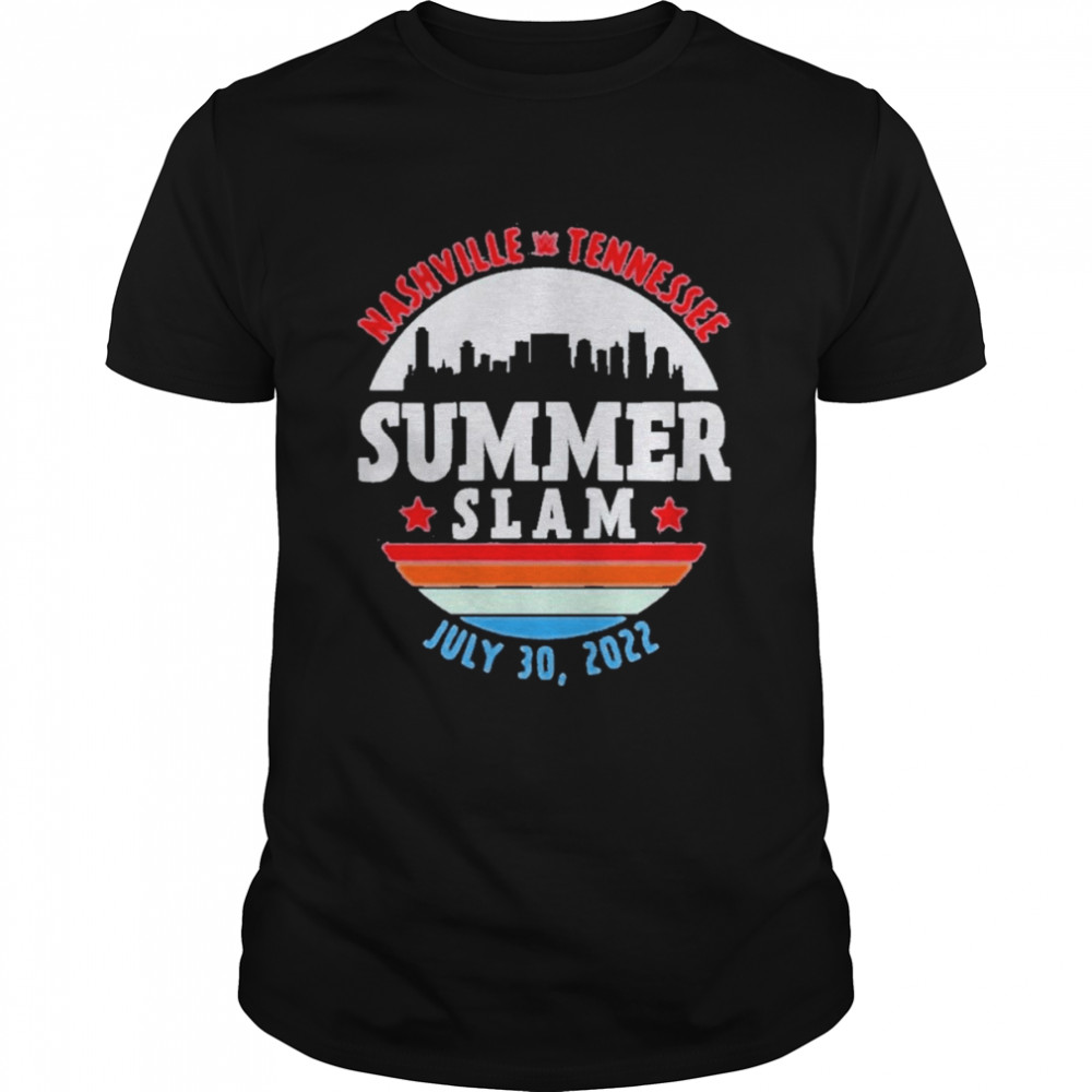Vintage Nashville Tennessee WWE SummerSlam 2022 shirt