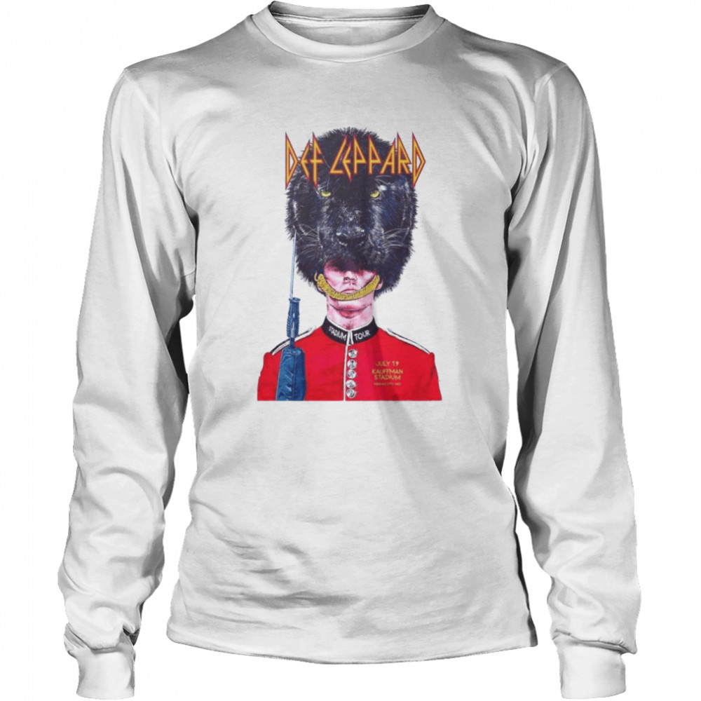 Def Leppard 2022 The Stadium Tour July 19 Kauffman Stadium Kansas City Long Sleeved T-shirt