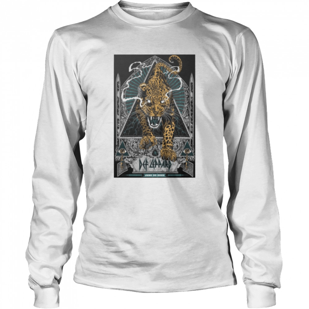 Def Leppard 2022 The Stadium Tour June 30 Nissan Stadium Nashville TN Event Poster shirt Long Sleeved T-shirt