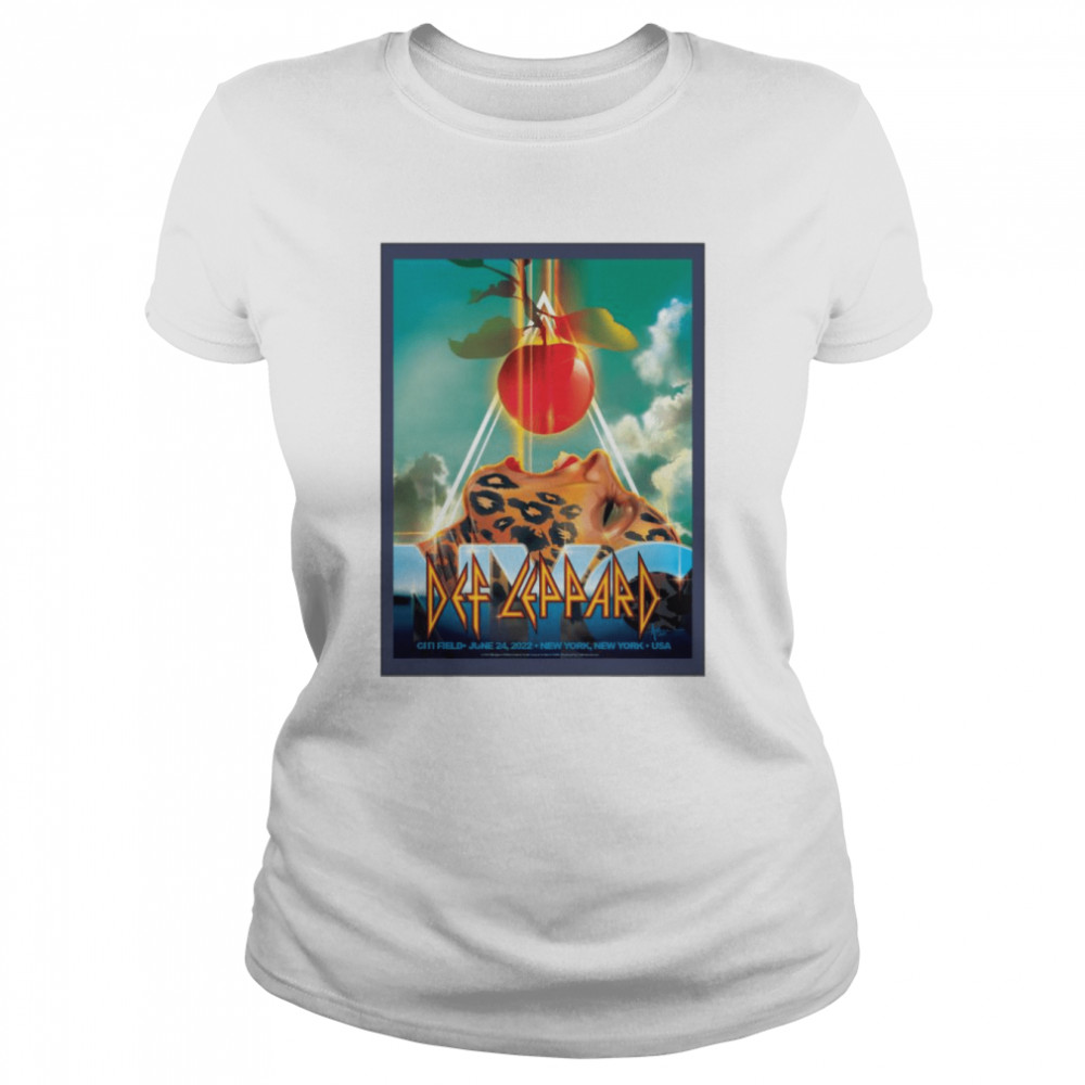 Def Leppard New York Citi Field 2022 Tour shirt Classic Women's T-shirt