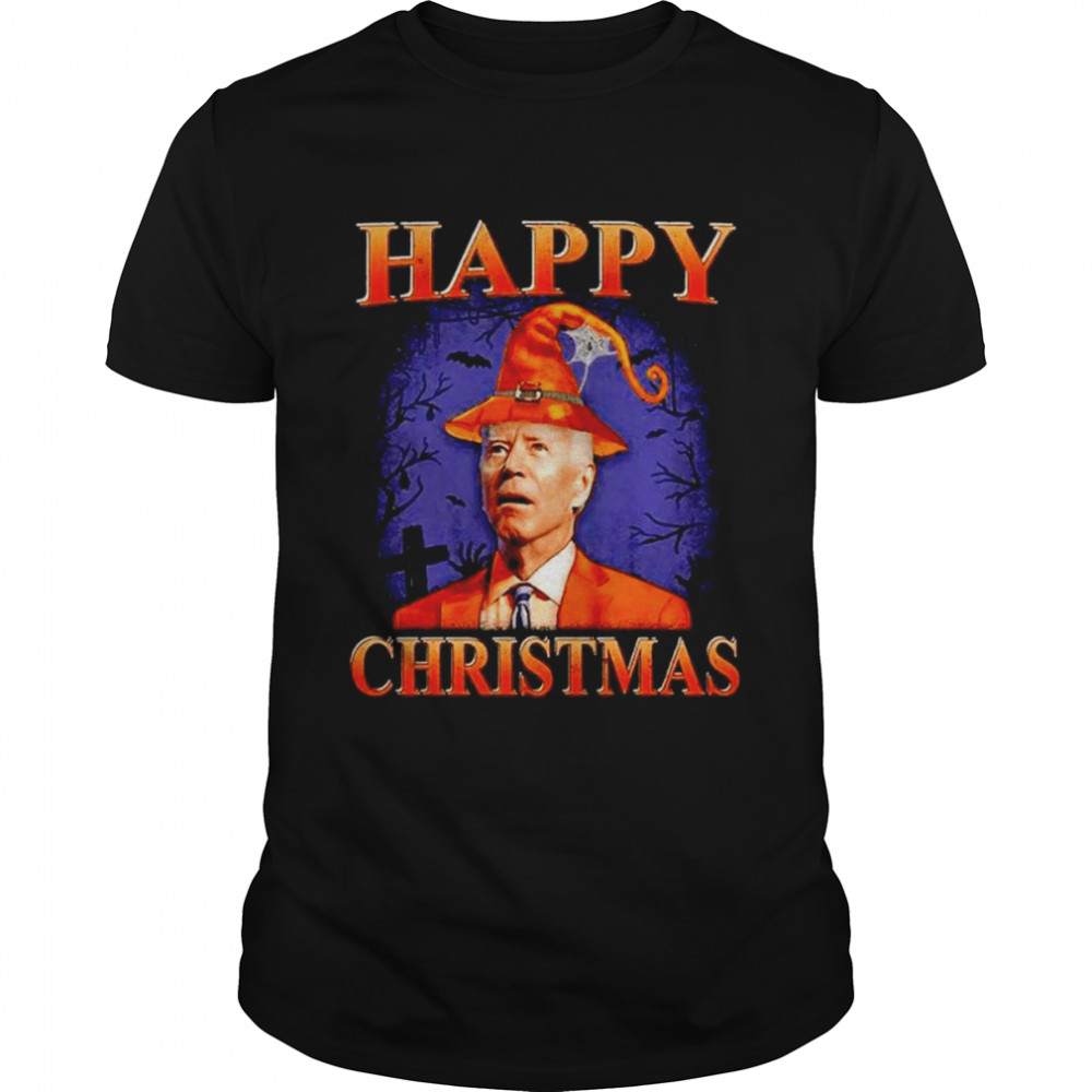Happy Christmas Halloween Biden shirt Classic Men's T-shirt
