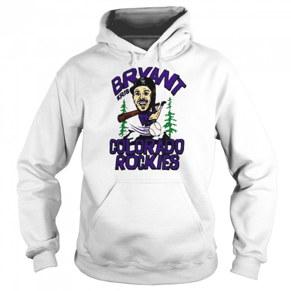 Kris Bryant Colorado Rockies Caricature 2022 Unisex Hoodie