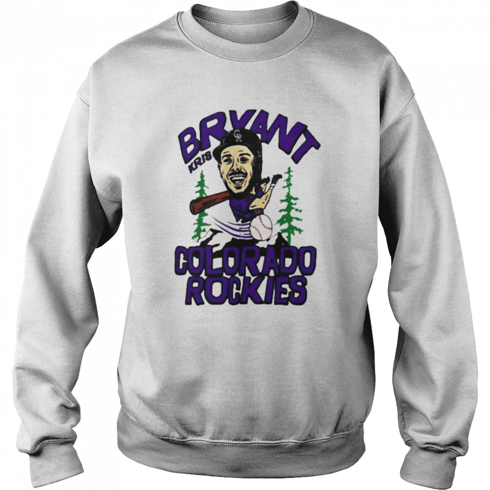 Kris Bryant Colorado Rockies Caricature 2022 Unisex Sweatshirt