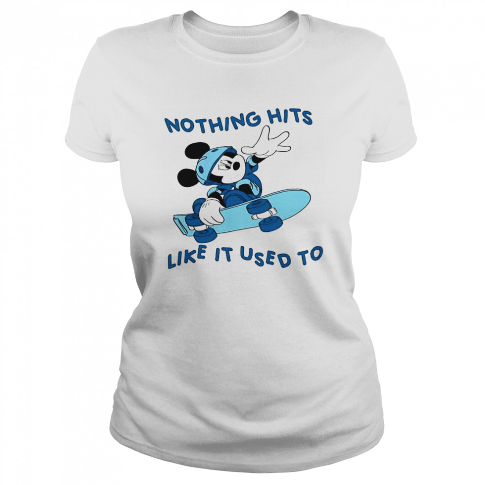 Mickey mouse nothing hits like it used to shirt Classic Women's T-shirt