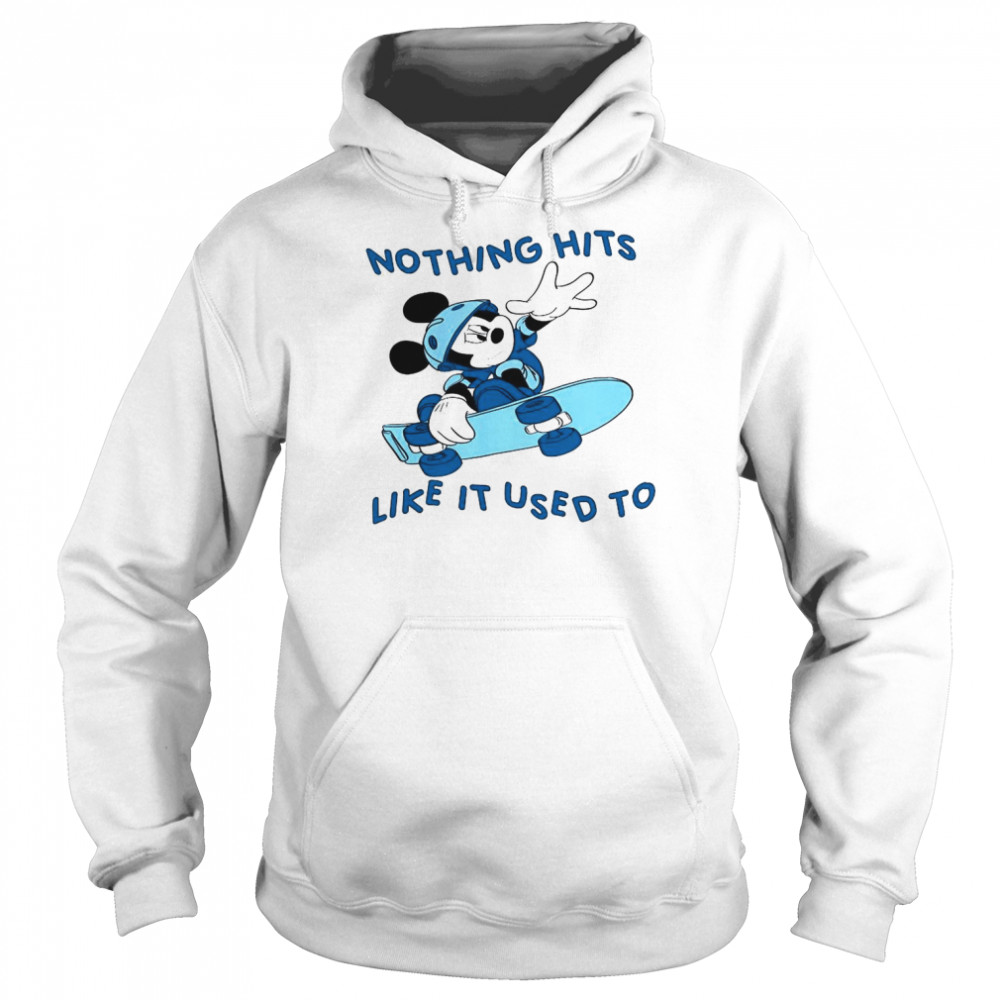 Mickey mouse nothing hits like it used to shirt Unisex Hoodie