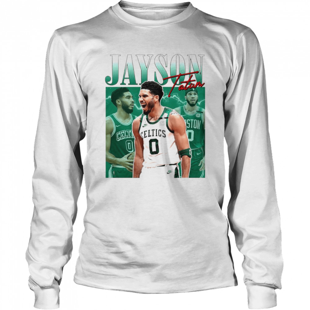 Vintage Jayson Tatum Boston Celtics NBA All Star 2022 shirt Long Sleeved T-shirt