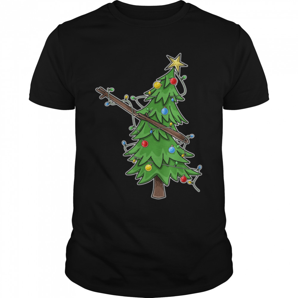 Dabbing Christmas Tree Cool Funny Xmas Dab Dance Christmas T- B0B7DYTPVX Classic Men's T-shirt