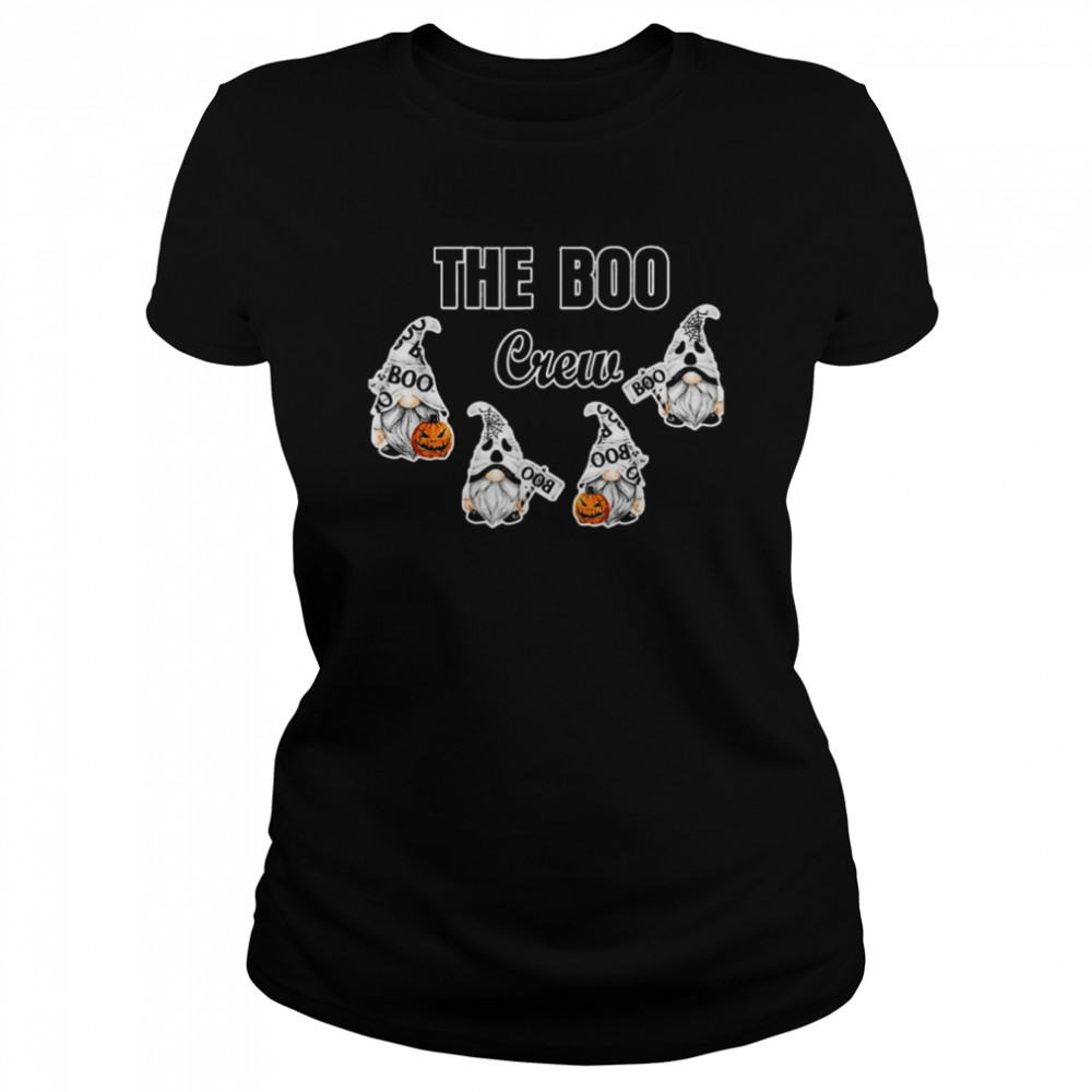 The Boo Crew Gnome Halloween Fall Halloween T- Classic Women's T-shirt