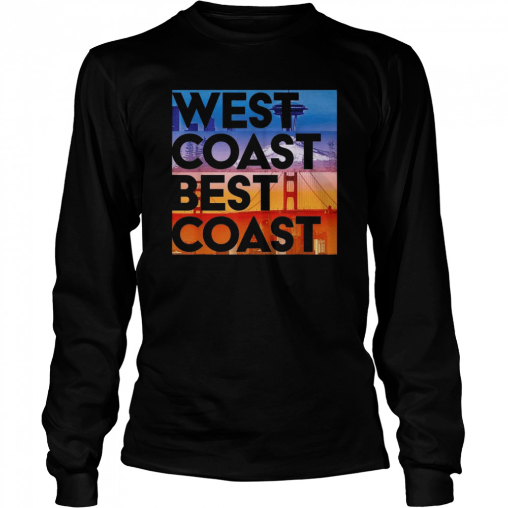 West Coast Best Coast T- Long Sleeved T-shirt