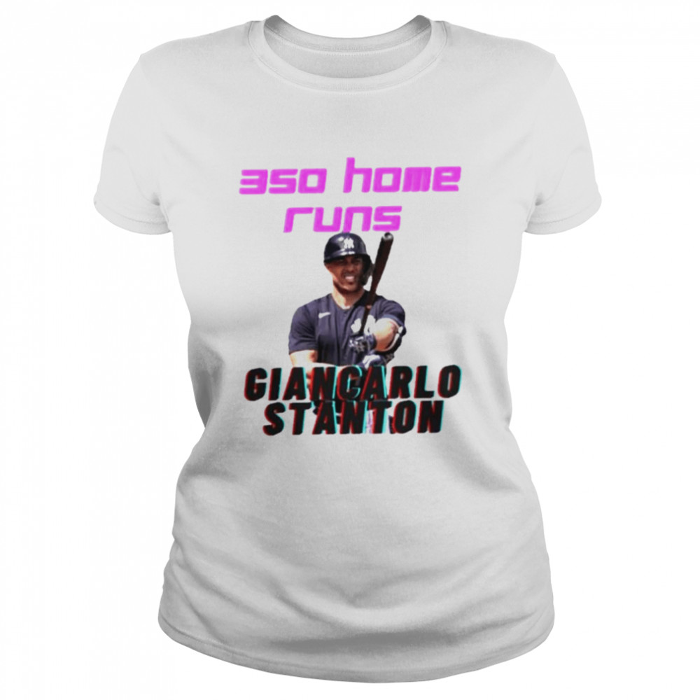 350 Home Runs Giancarlo Stanton Yankees Unisex T-Shirt - REVER LAVIE