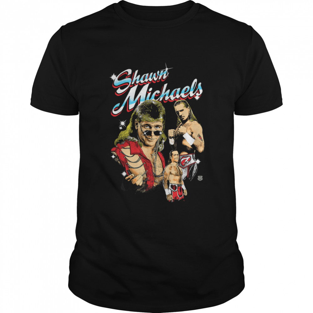 WWE Shawn Michaels Montage T-Shirt