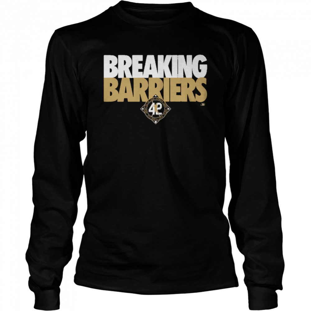 Breaking Barriers Mlb Jackie Robinson Shirt, hoodie, sweater, long