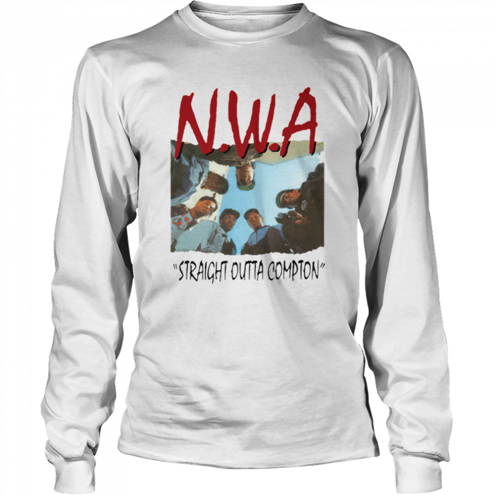 Nwa Straight Outta Compton White shirt - T Shirt Classic