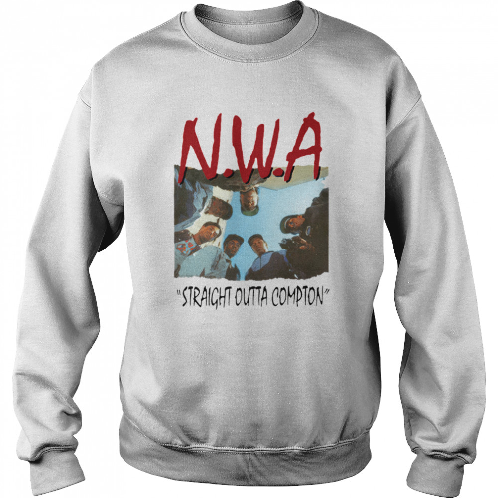Nwa Straight Outta Compton White shirt - T Shirt Classic
